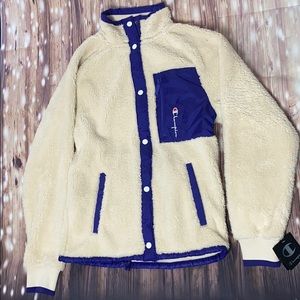 Champion you owe exclusive Sherpa coat jacket